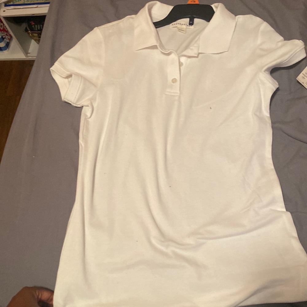 White polo tshirt for school